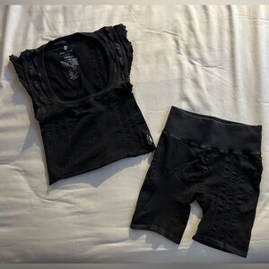 Free people movement two-piece workout set